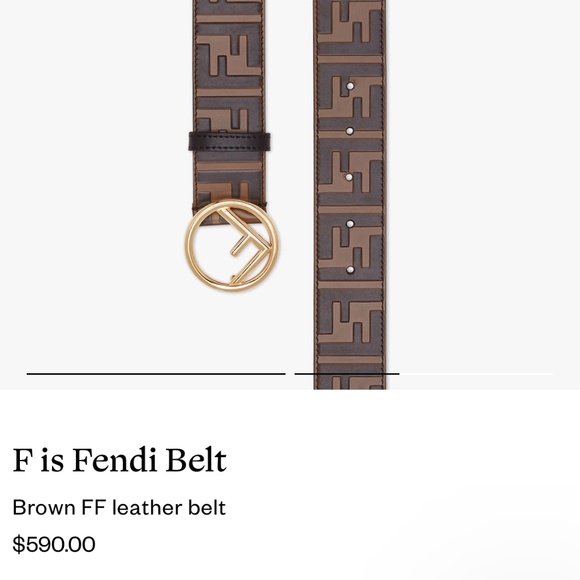 F is Fendi Belt